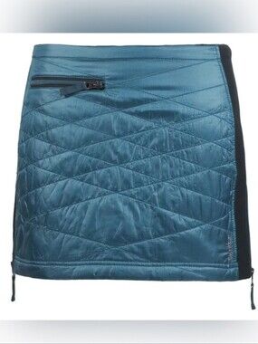 Skhoop‎ Kari Insulated Quilted Mini Skirt Size M Size Zip